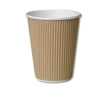 Ripple Cups Brown (x500)