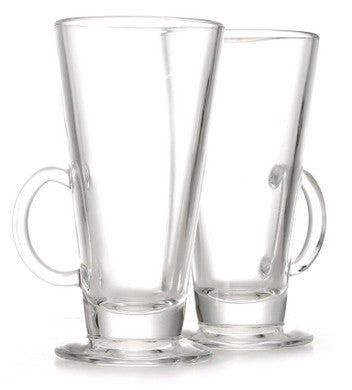 Latte Glasses with handles (x12)